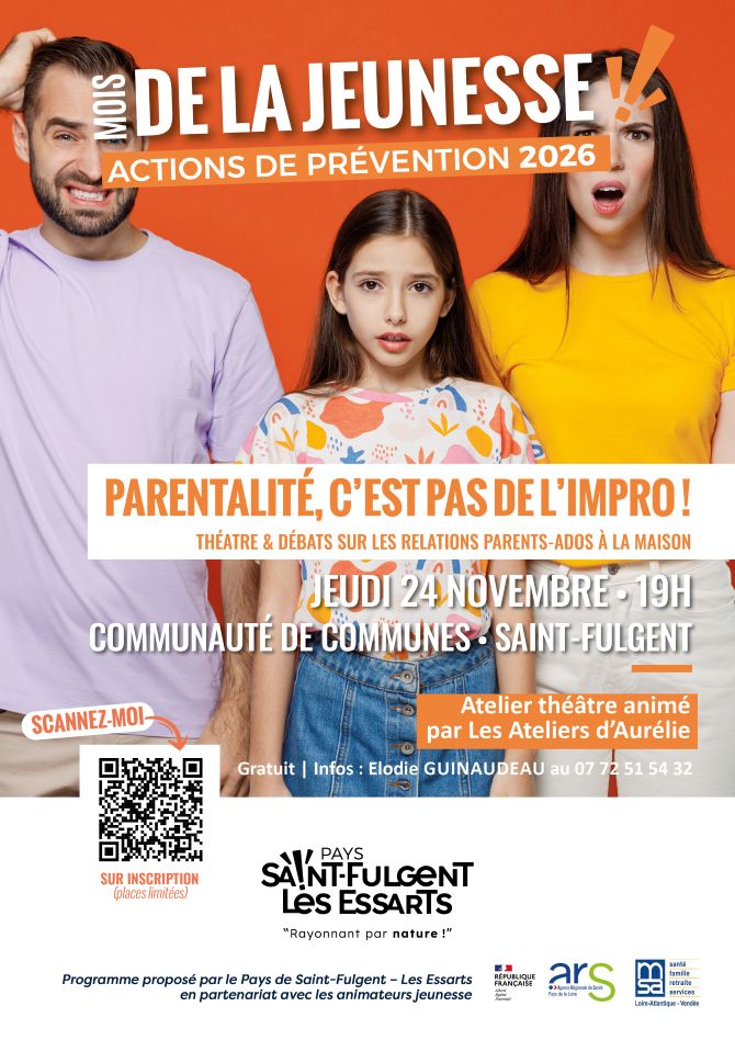 Parentalité, c'est pas de l'impro ! - Saint-Fulgent (85)